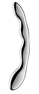 Metalldildo Cosmic Crest von Satisfyer in 20,5 cm Länge