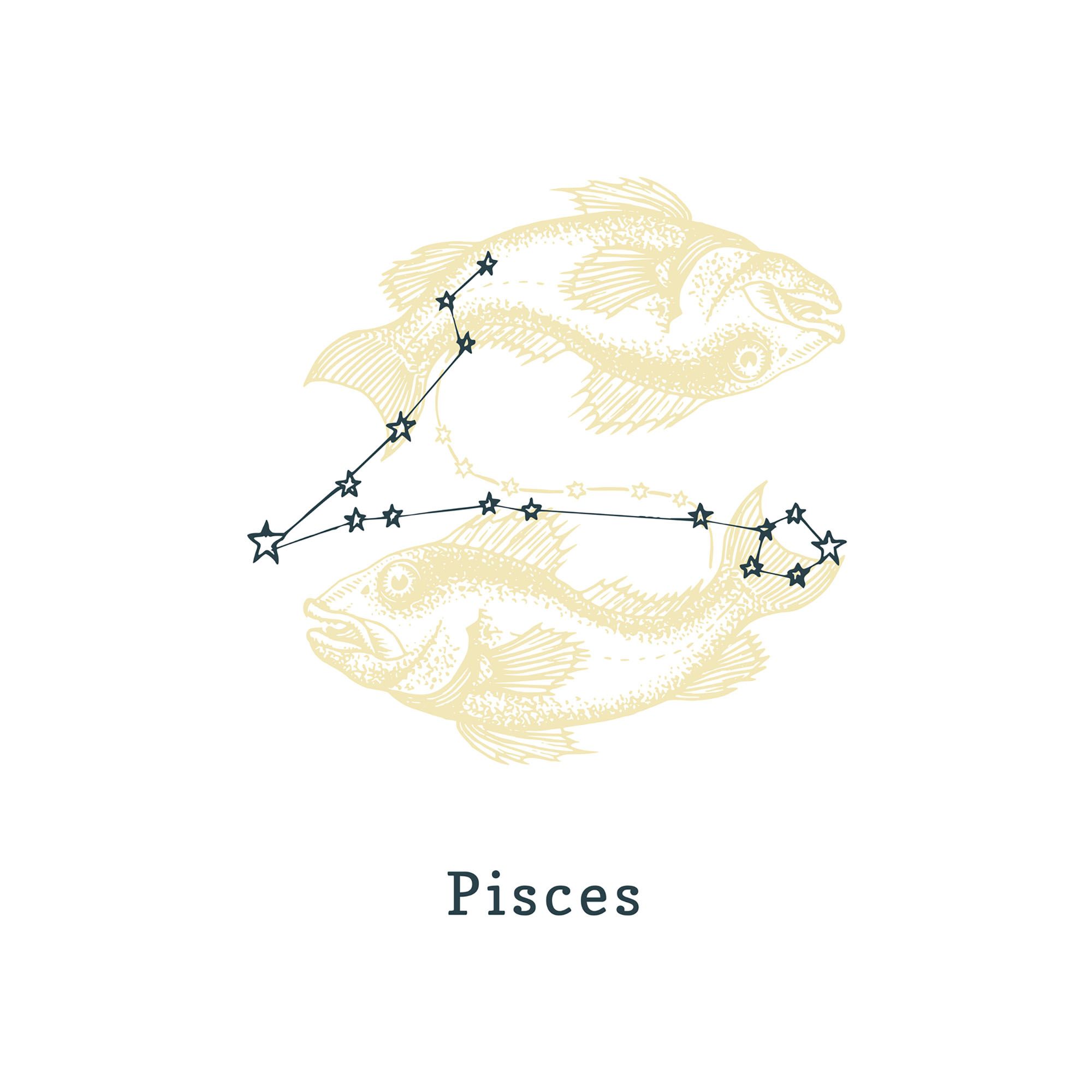 Darstellung des Sternzeichens Fische
