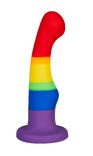 Dildo von Blush Novelties in Regenbogenfarben