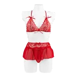 Rotes Dessous-Set von EIS
